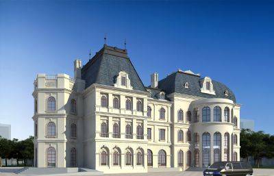 欧式别墅 城堡 欧式酒店