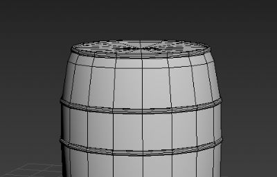水桶3dmax素模