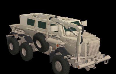 uffalo防地雷反伏击车3dmax模型