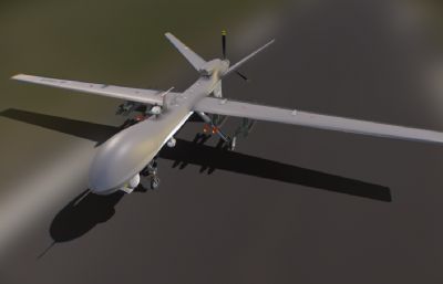 军用无人机 MQ9无人机 掠食者飞行器