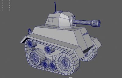 卡通坦克 Q版轻型坦克 装甲车