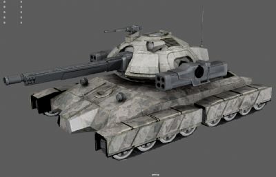 科幻坦克 游戏装甲车 未来概念核能坦克