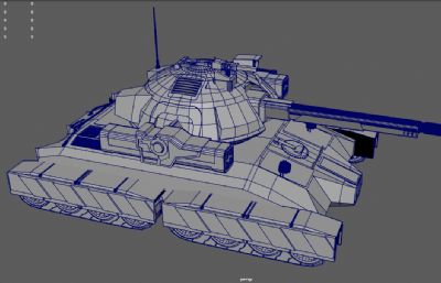 科幻坦克 游戏装甲车 未来概念核能坦克