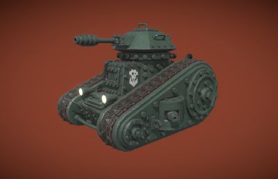 卡通游戏坦克 火炮 装甲车