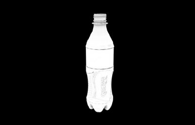 可口可乐饮料瓶,塑料瓶模型