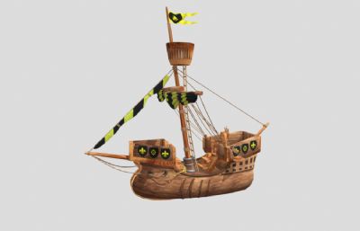 古代战船 渔船 帆船