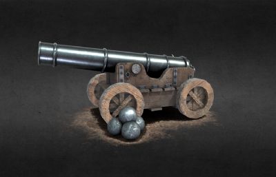 中世纪大炮 加农炮 古代铁铸火炮