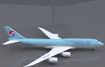 大韩航空대한항공波音 747飞机简配版