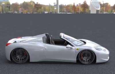 法拉利458超跑3dmax模型