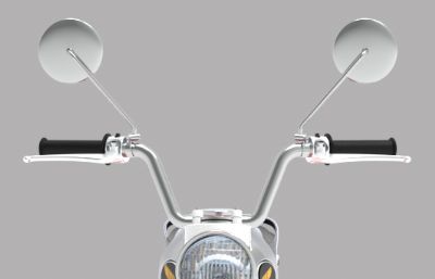 honda本田50cc摩托车step模型