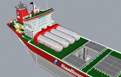 天然气运输船rhino模型