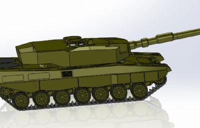 豹式坦克solidworks模型