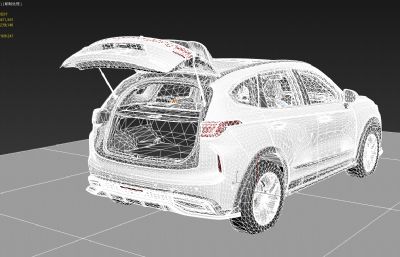 2022款哈佛赤兔汽车3dmax模型