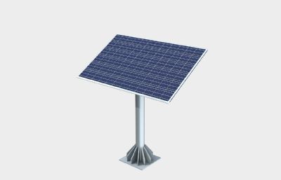 太阳能板3dmax模型