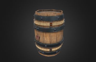 古代圆木桶,红酒桶,储酒罐