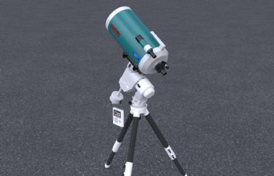 天文望远镜3dmax模型
