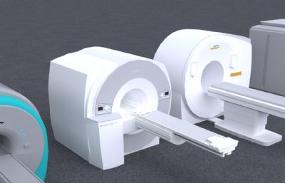 十几款西门子CT全息超高速陶瓷光子探测器组合3dmax模型