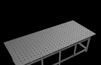 焊台,不锈钢桌子3dmax模型