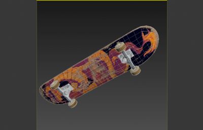 滑板3dmax模型