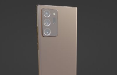 samsung Note 20 U智能手机blender模型