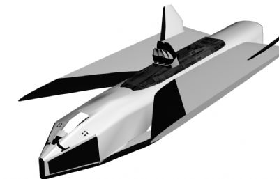 概念航空飞机,亚轨道飞行器3dmax模型