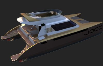 概念快艇,游艇rhino模型