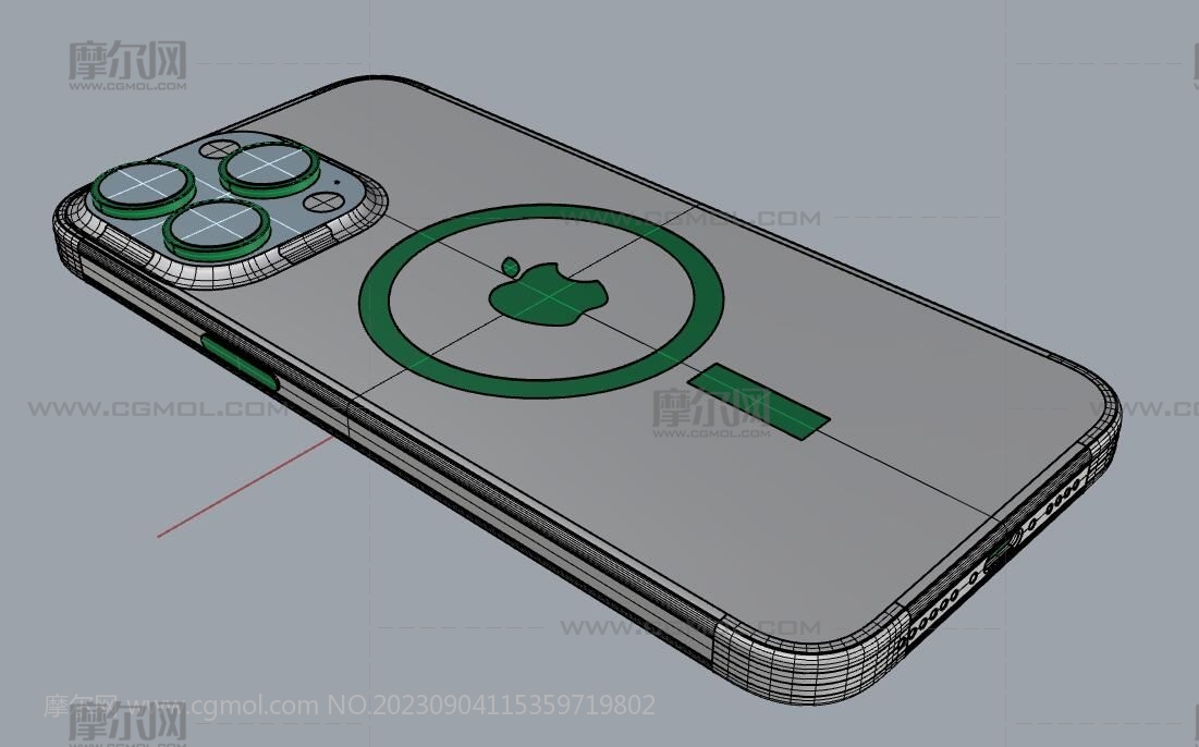 iPhone 15Pro手机3D模型