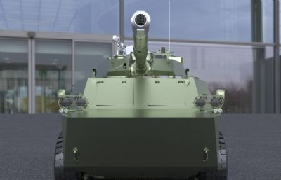 105毫米轮式坦克歼击车3dmax模型