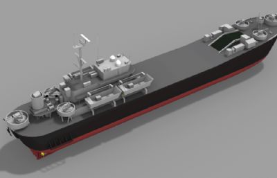 中海级两栖登陆舰rhino模型