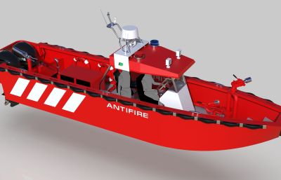 消防船rhino模型