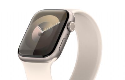 Apple Watch Series 9智能手表c4d模型