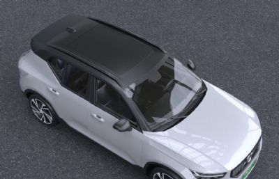 2022款沃尔沃XC40汽车3dmax模型