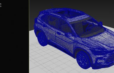 2021款雪佛兰创酷Tracker汽车3dmax模型