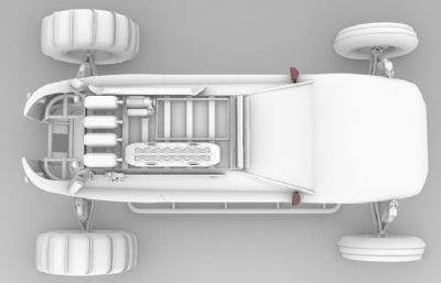 四驱越野赛车rhino模型