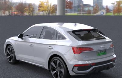 2022款奥迪Q5 Sportback汽车3dmax模型