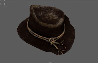牛仔帽,旧皮冒,西部牛仔帽