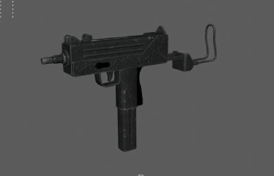 mac-10冲轻型锋枪,乌兹冲锋枪游戏道具