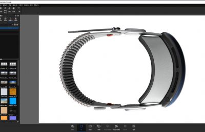 苹果Vision Pro头显keyshot渲染3D模型