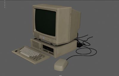 计算机,旧电脑,老台式电脑