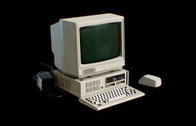 计算机,旧电脑,老台式电脑