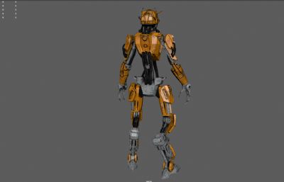 科幻两足机器人,机甲战士,EVA未来战士
