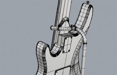 电吉他rhino模型