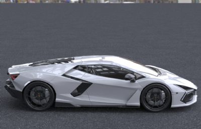 2023款兰博基尼跑车3dmax模型