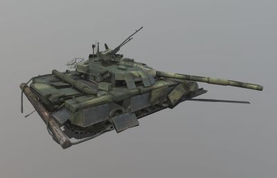 损毁的T80损坦克,俄罗斯坦克,废弃坦克