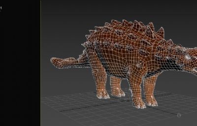 包头龙,恐龙3dmax模型