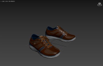 运动鞋,休闲鞋3dmax模型