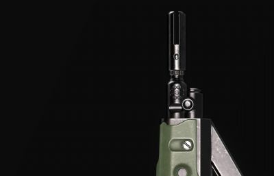 AAR突击步枪游戏枪械3dmax模型