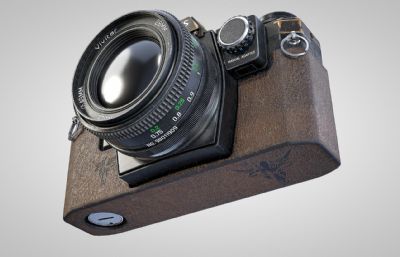 奥林巴斯OM相机3dmax低模