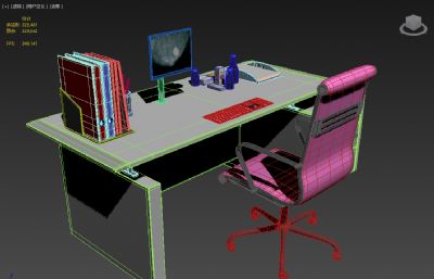 医生办公桌3dmax模型