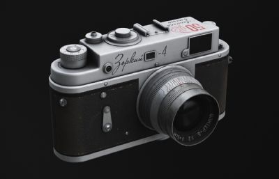 Zorki佐尔基相机3dmax模型